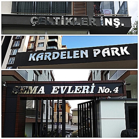 Parlak Paslanmaz Harf